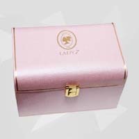 Pink Cardboard Gift Box with Mirror