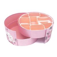 2-tier Round Cardboard Cookie Gift Boxes